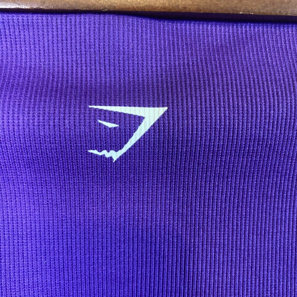 Gymshark Energy+ Seamless Leggings XS Purple High Waist Eyelet Athletic Yoga - Picture 5 of 5
